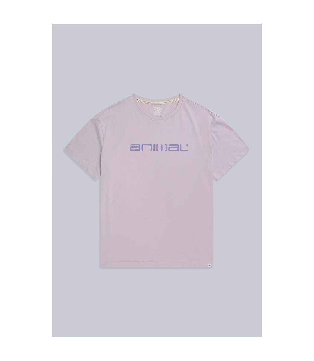 Womens/ladies leena organic cotton boxy t-shirt coral Animal-1