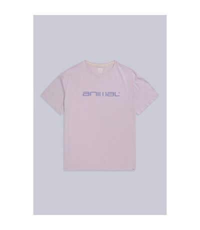 Animal Womens/Ladies Leena Natural Cotton Boxy T-Shirt (Lilac) - UTMW550