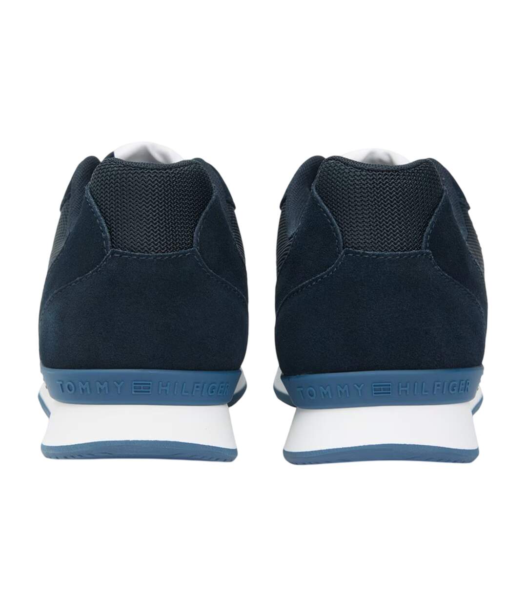 Mens Leather Low Running Flat Trainers Desert Sky Tommy Hilfiger-2