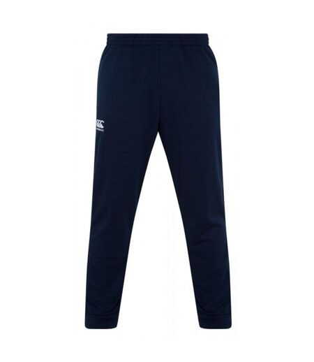Unisex Adult Stretch Tapered Tracksuit Bottoms Navy Canterbury