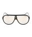 Lunettes De Soleil Motif/style Endurance Homme Taille Unique Noir Gris Jaune Or Carrera-1