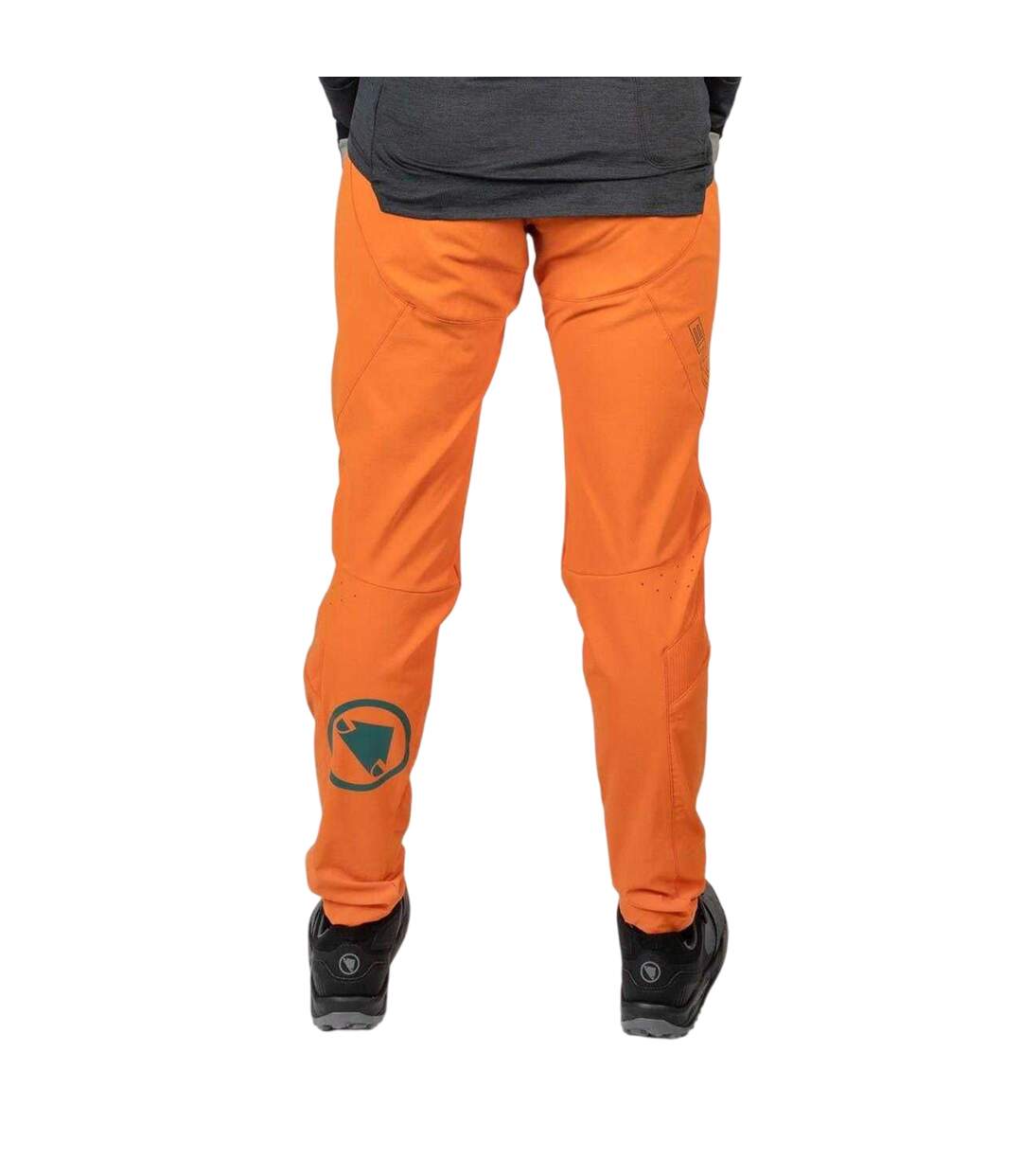 Womens/ladies Mt500 Wordmark Sport Trousers Harvest Orange Endura-3