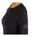 Womens/ladies Pro Long-sleeved Training Crop Top Black Umbro-4