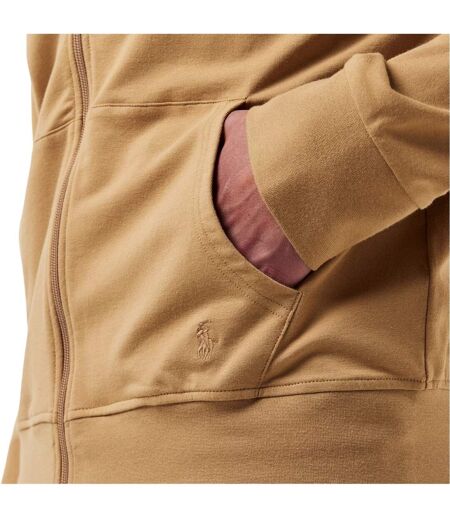 Veste À Capuche Polo Homme Marron Clair Ralph Lauren