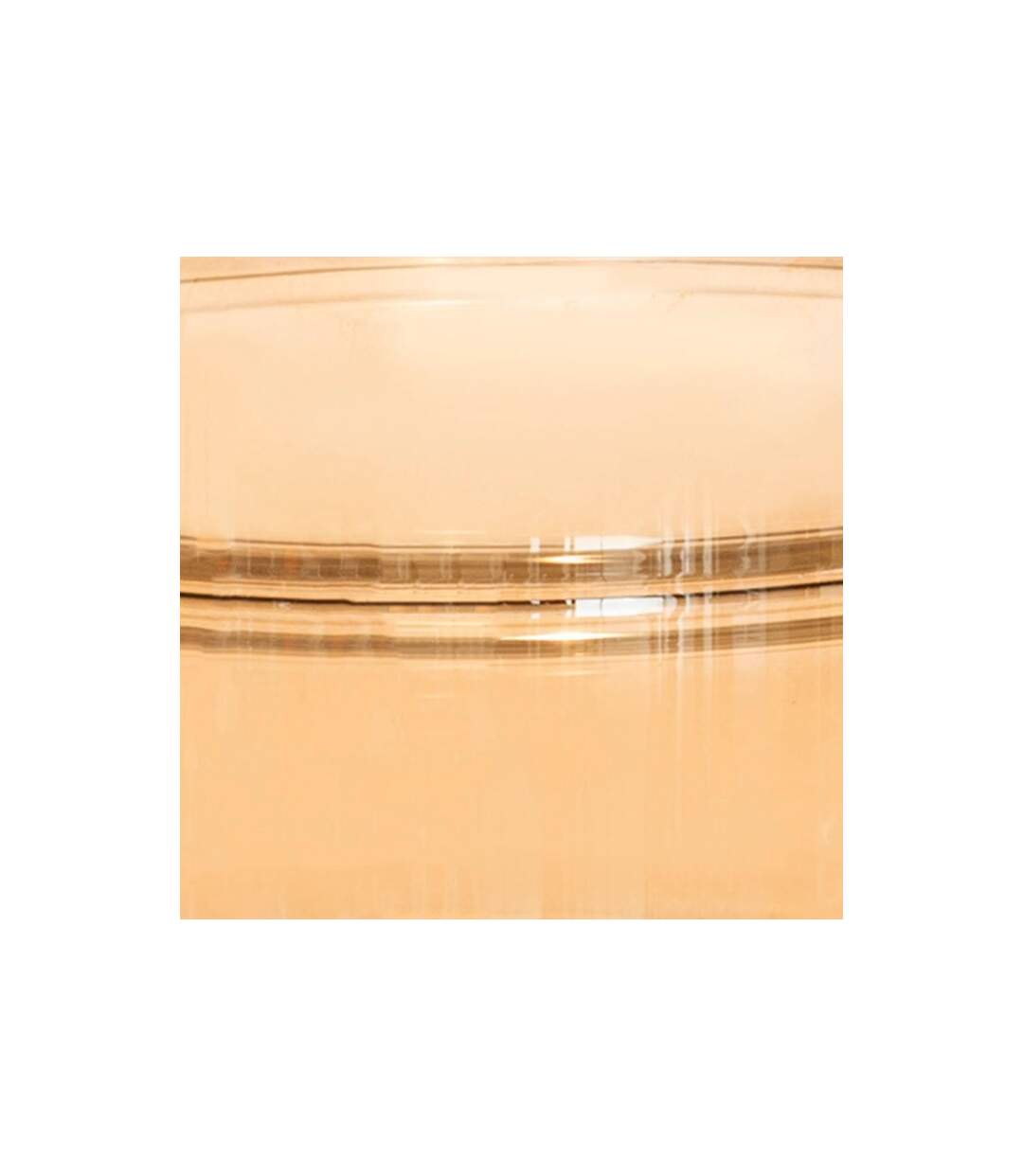 Vase Rond Déco Line Shine 24cm Ambre-2
