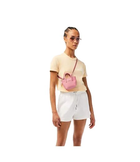 T-shirt femme jaune Lacoste