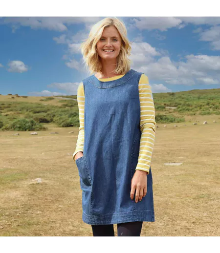 Robe Femme Bleu Denim Lazy Jacks
