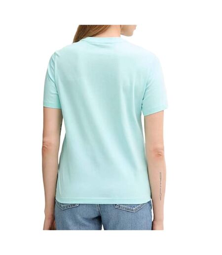 T-Shirt turquoise femme calvin klein jeans classic boxed