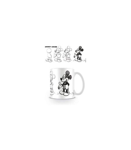 Disney - Mug SKETCH PROCESS (Blanc / Noir) (Taille unique) - UTPM1599