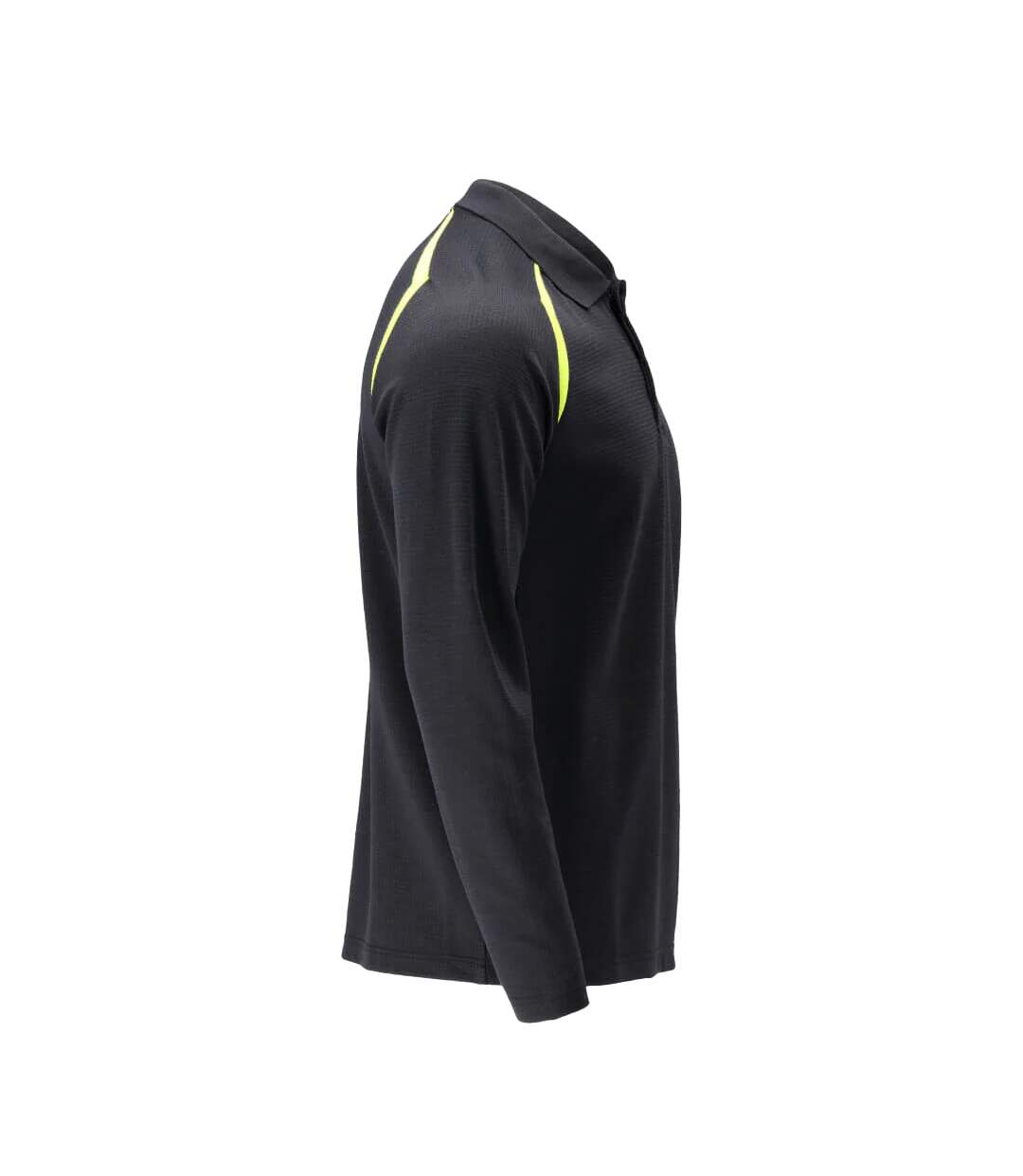 Mens Accelerate Multisafe High-vis Polo Shirt Dark Navy Yellow Mascot-3