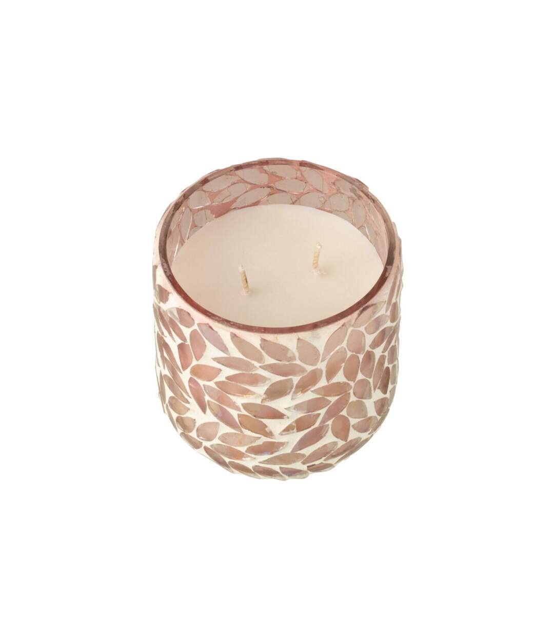 Bougie Parfumée Mosaïque Cyra 10cm Tender Rose-1