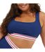 Haut De Maillot De Bain Femme Bleu Marine Blanc Rouge Brave Soul-4