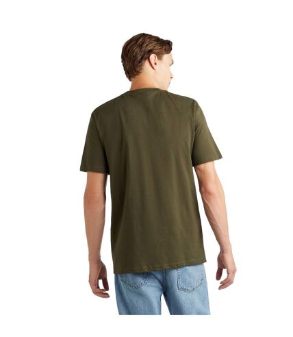 Umbro - T-shirt CORE - Homme (Vert kaki foncé / Noir) - UTUO1646