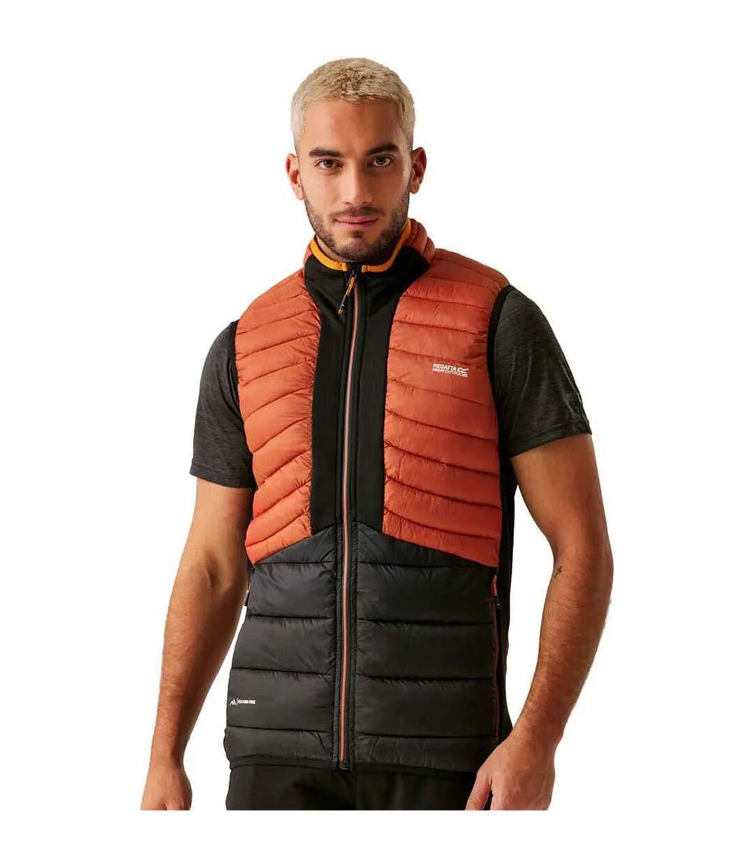 Veste Sans Manches Leedre Homme Ocre Rouge Noir Regatta-2