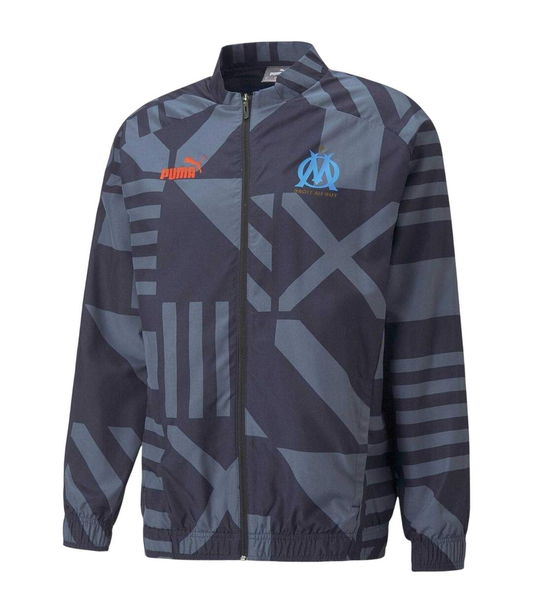 Mens Geometric Anorak Night Blue Puma-2
