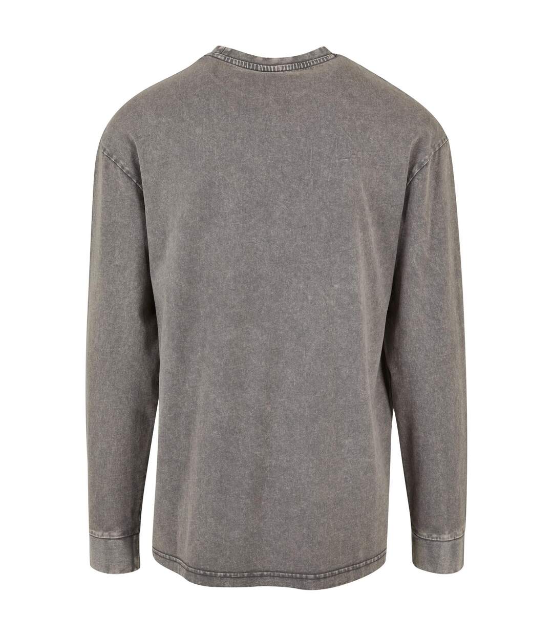 Haut Manches Longues Motif/style Délavé À L'acide Homme Anthracite Urban Classics-2