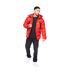 Mens craystore hooded puffer jacket red Crosshatch