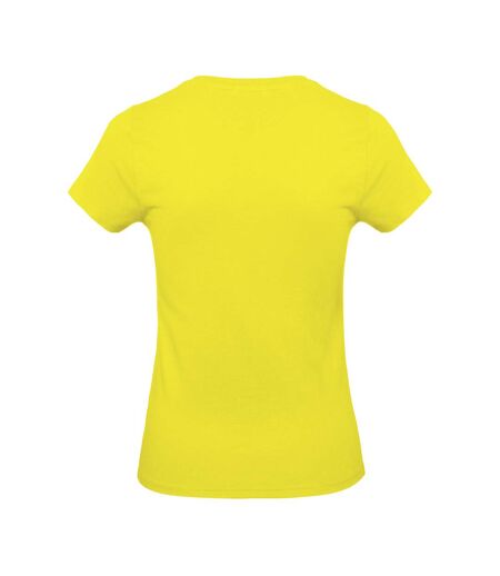 Kariban Womens/Ladies Feminine Fit Short Sleeve V Neck T-Shirt (Yellow)