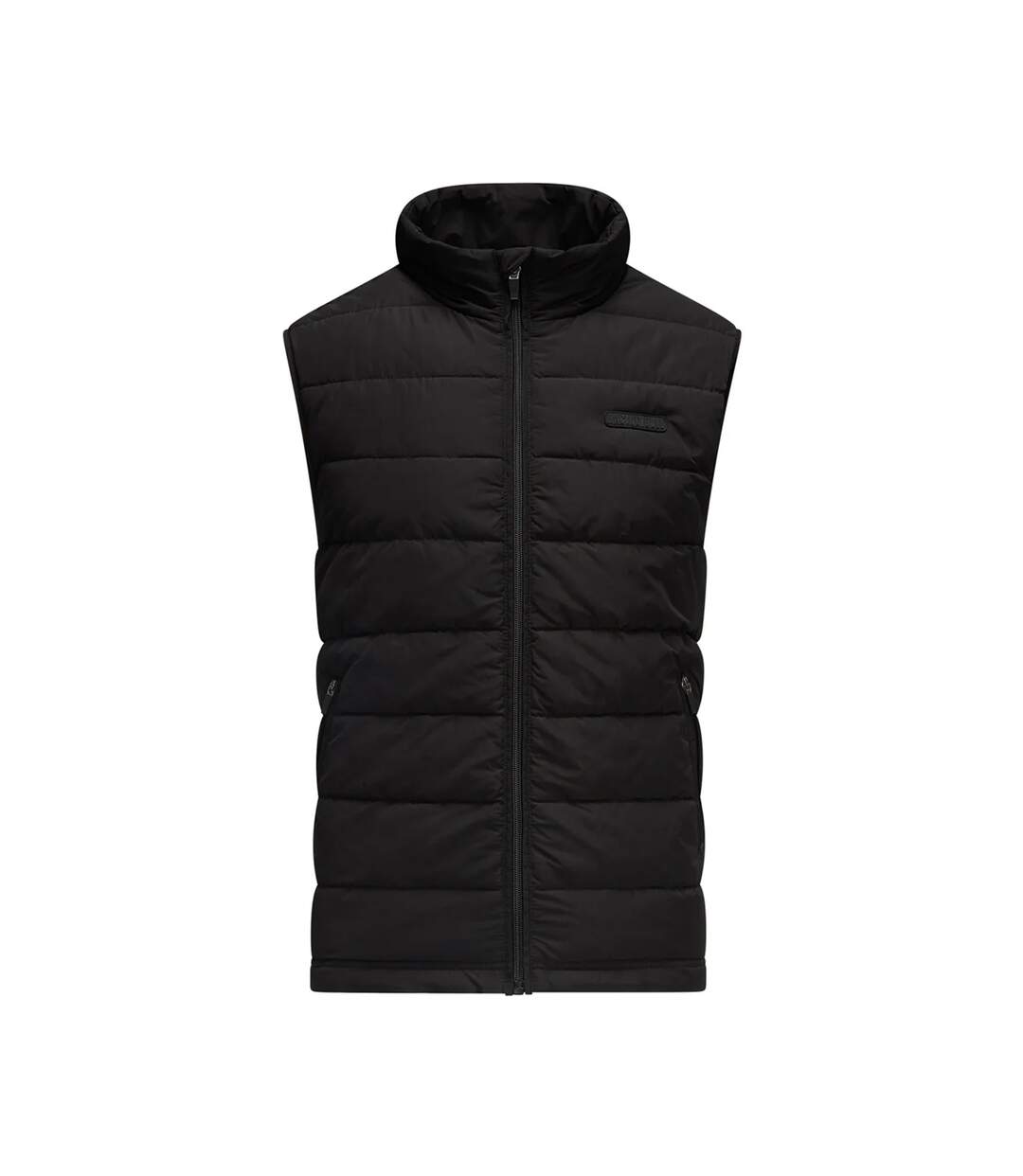 Mens quilted midweight gilet black Raging Bull-1