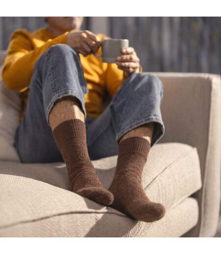 Gentle Grip- Lot De 3 Chaussettes Homme Laine Randonnée Chaudes Rembourrées