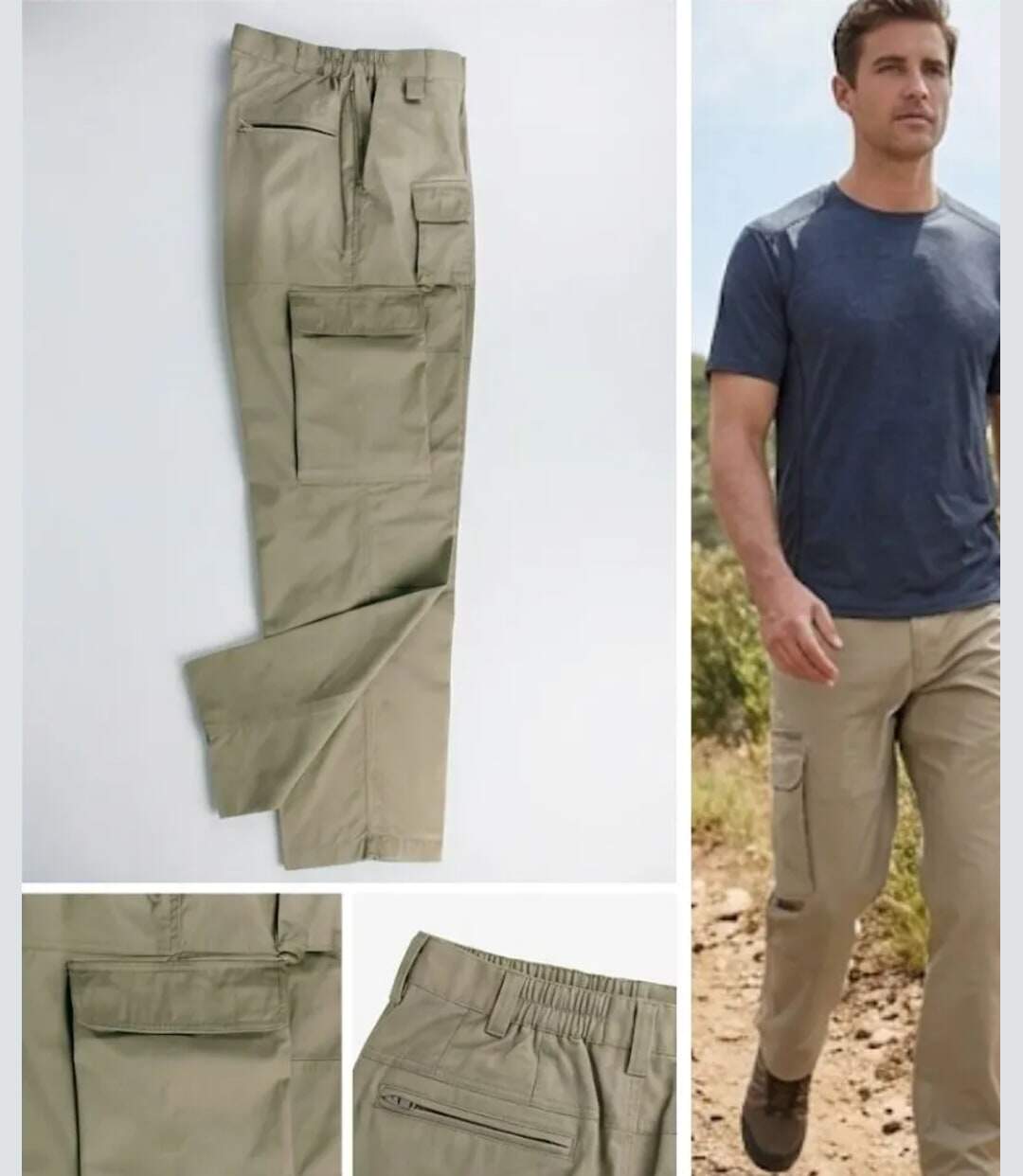 MAYFLOWER SE7013 — Pantalon de randonnée camel : liberté de mouvement et confort tout-terrain-5