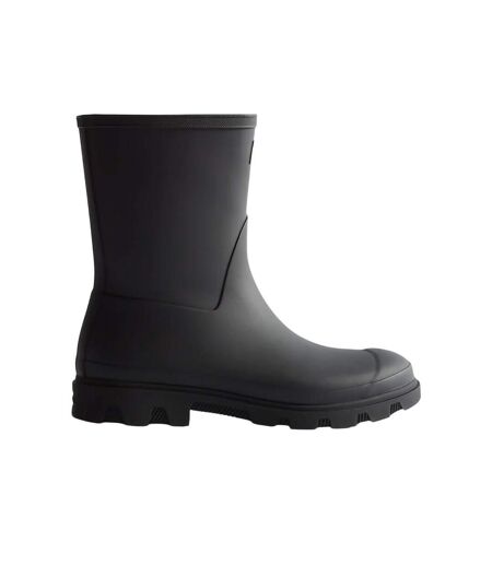 Mens downpour short wellington boots black Hunter