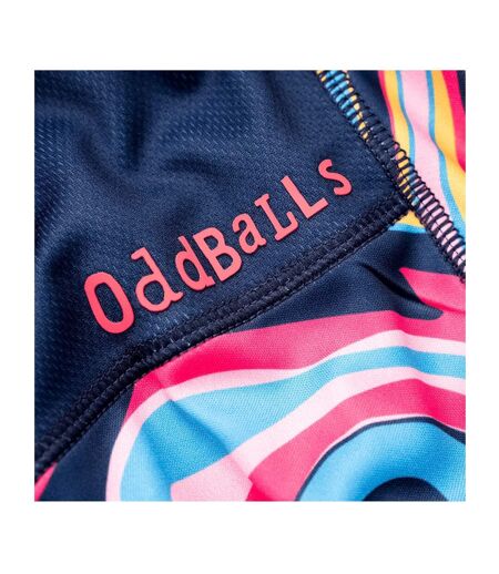 Womens/ladies adventurous ripple training t-shirt multicoloured OddBalls