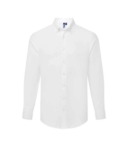 Chemise Habillée Manches Longues Supreme Homme Blanc Premier