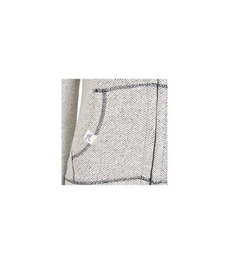 Veste À Capuche Femme Gris Chiné Lazy Jacks