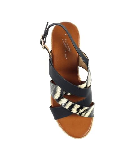 Sandales Robinson Femme Noir Lunar