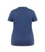 T-shirt Motif/style Fleurs Classic Femme Bleu Marine Chiné Chiné Lee Cooper-2