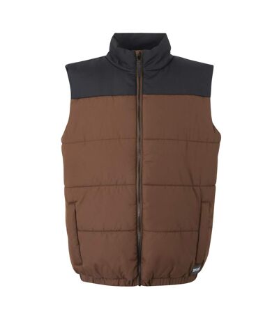 Mens hawfinch baffled gilet dark brown/black Regatta