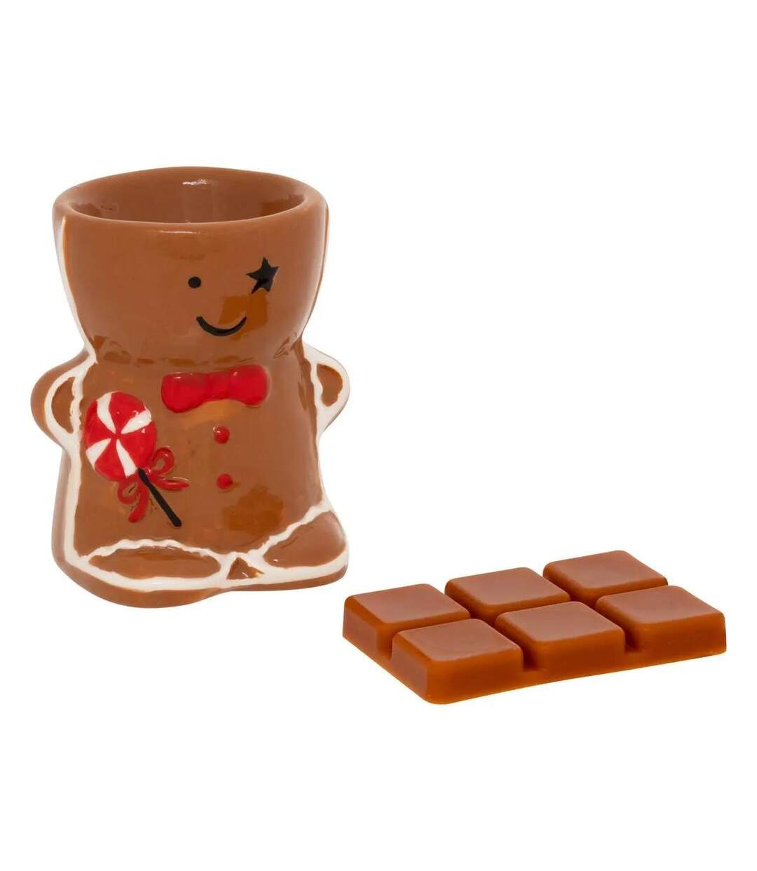 Brûle Parfum de Noël Pain d'Épice 9cm Marron-1