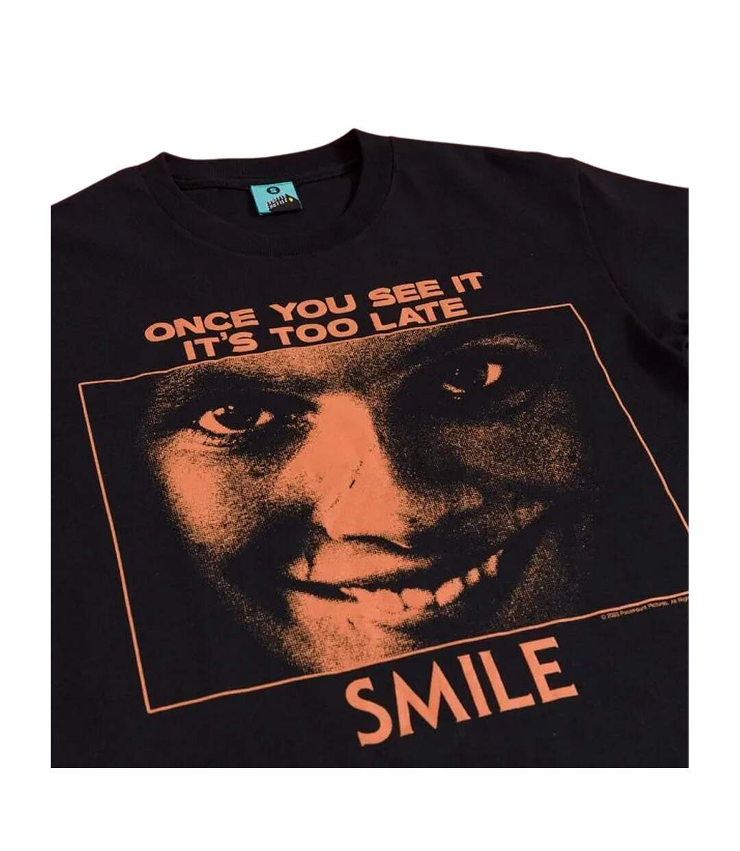 T-shirt Adulte Noir Charbon Smile-3