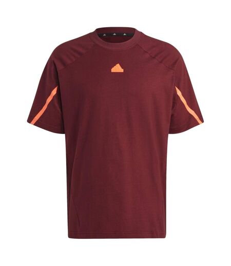 T-shirt designed gameday homme rouge Adidas