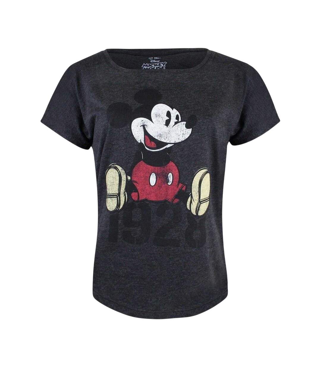 T-shirt Femme Gris Mickey Mouse-2