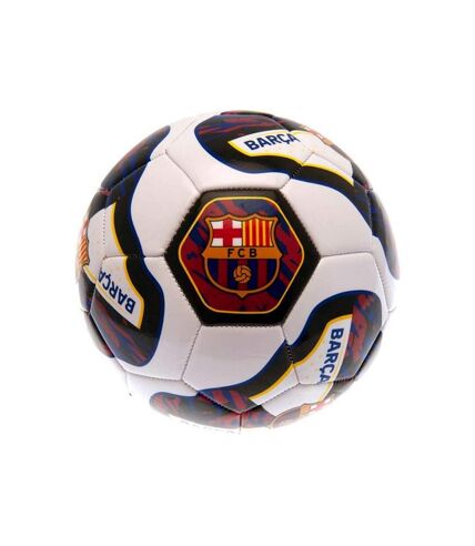 Barcelona FC - Ballon de foot (Noir / Bordeaux / Blanc) (Taille 5) - UTBS3859