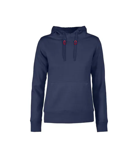 Womens/ladies Fastpitch Hoodie Navy Printer