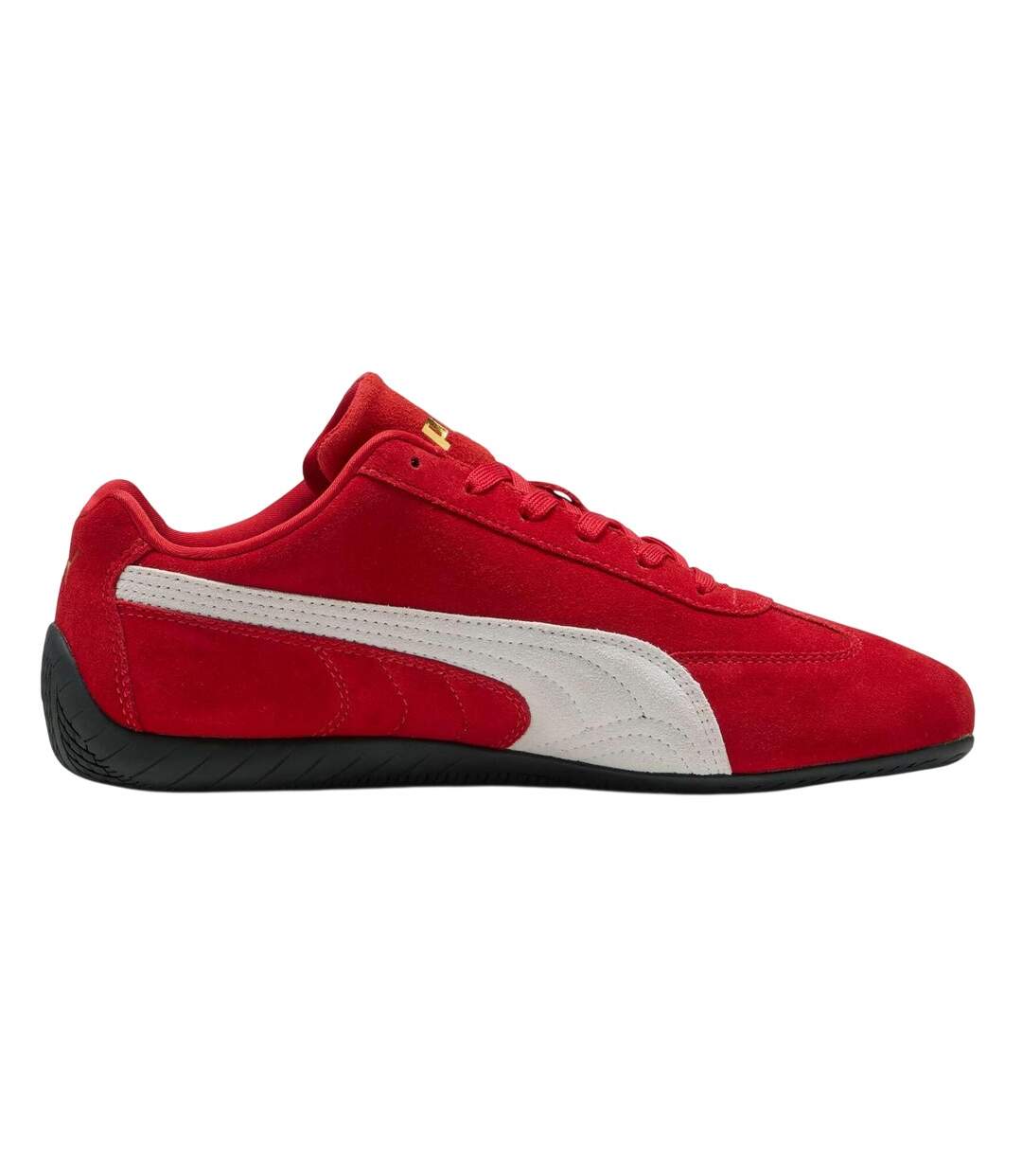 Mens Speedcat Cow Leather Trainers Red White Puma-1
