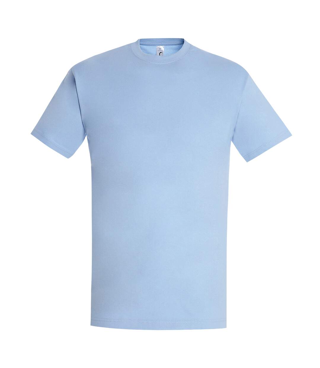 T-shirt manches courtes imperial homme bleu ciel SOLS