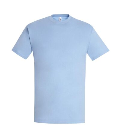 T-shirt manches courtes imperial homme bleu ciel SOLS