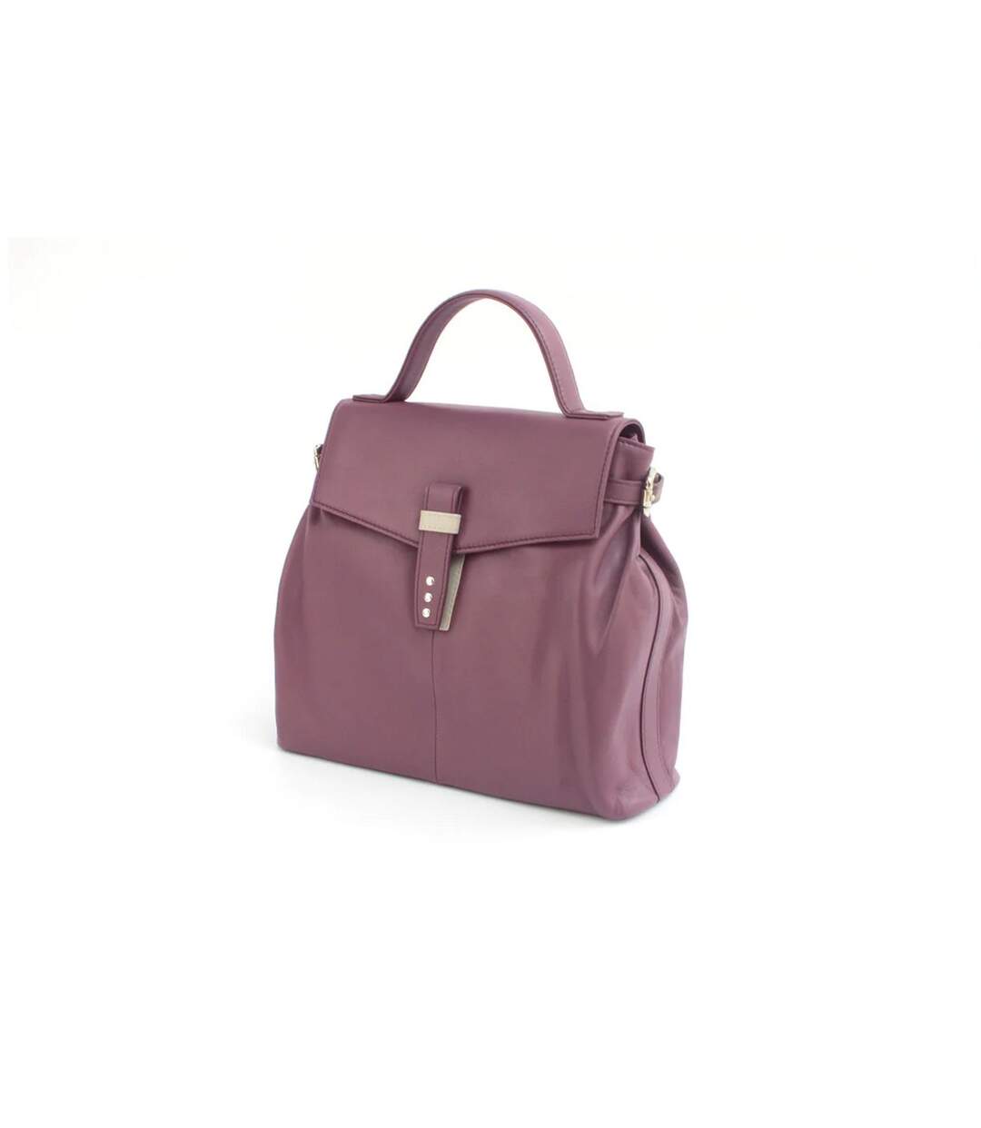 Sac à main katrina taille unique violet / blanc cassé Eastern Counties Leather-3