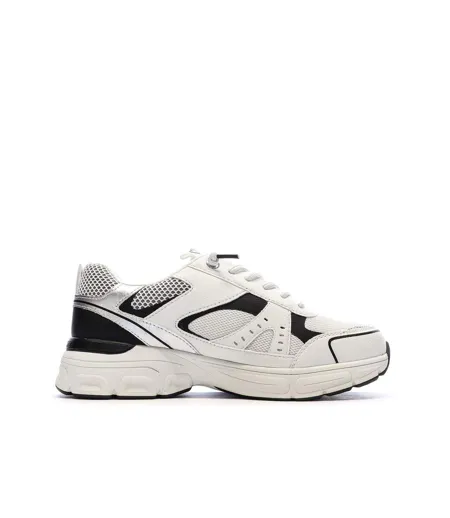 Baskets blanches/grises/noires femme marco tozzi comb
