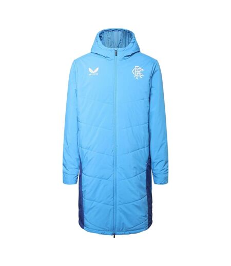 Anorak Motif/style Rangers Fc Homme Bleu Bleu Vif Castore
