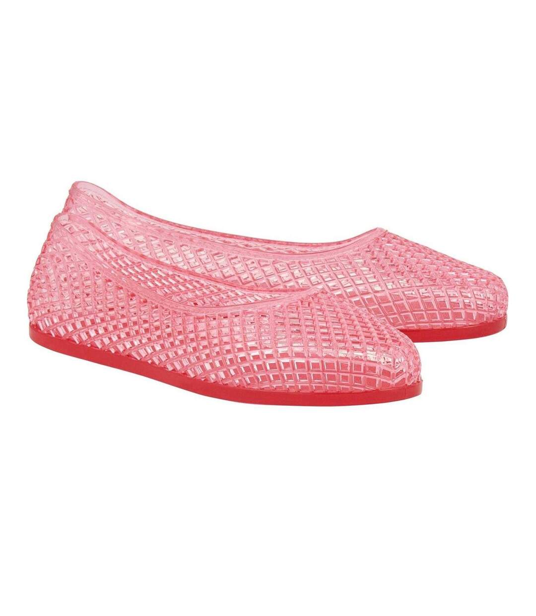 Womens/ladies Iro Jelly Shoes Pink Ancient Greek Sandals-4