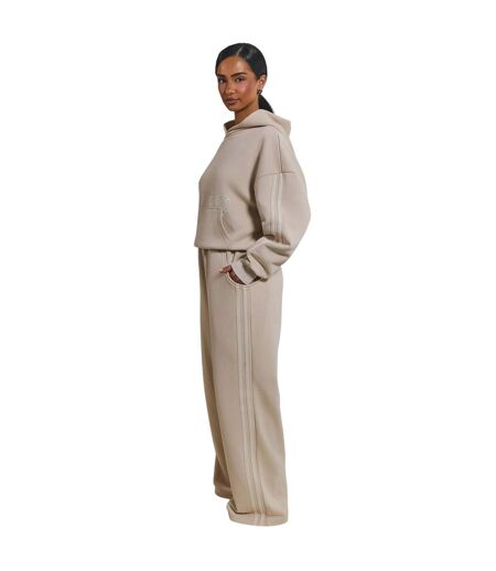 Pantalon De Jogging Femme Beige Gris Mars