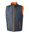 Doudoune sans manches matelassée légère - JN1037 - gris carbone - Homme