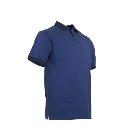 Polo bicolore maille piquée chinée LMA CARRELAGE