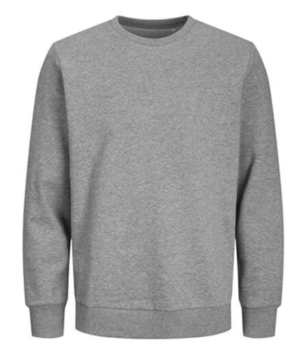 Sweat col rond - JACK&JONES - Unisexe - JJ3900 - gris clair mélange