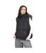 Womens/ladies Cello Padded Short Gilet Black Brave Soul-2